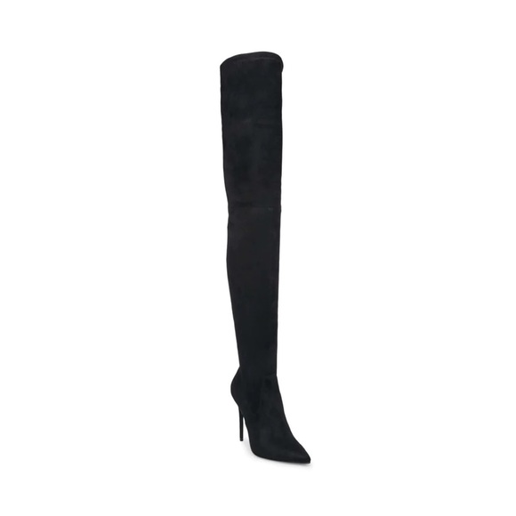 Steven Madden Women's Dominique Thigh High Over the Knee Boots Black 8.5M NEW - Picture 2 of 7